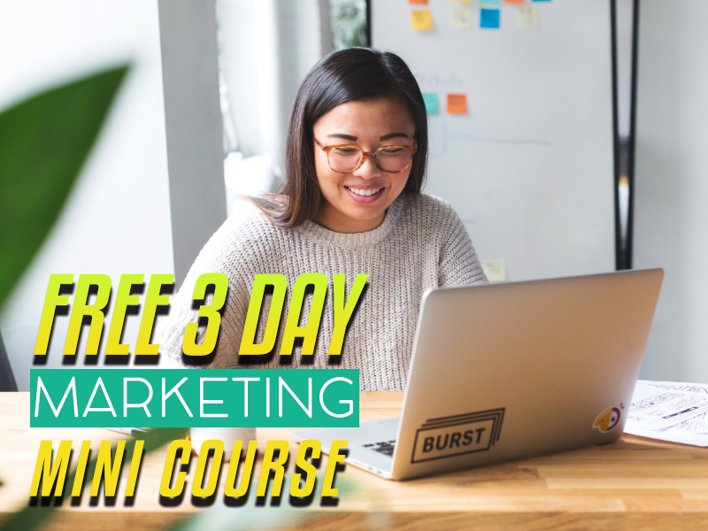 FREE 3-day digital marketing course